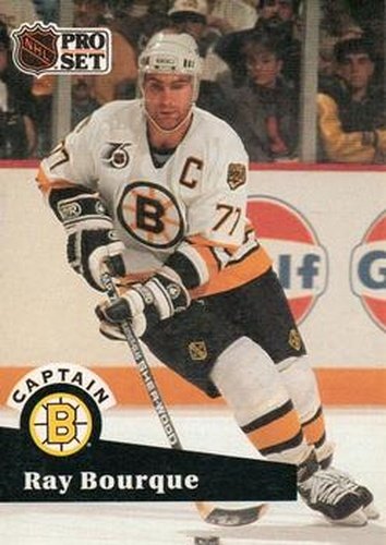 #567 Ray Bourque - 1991-92 Pro Set Hockey