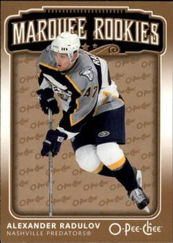 #567 Alexander Radulov - Nashville Predators - 2006-07 O-Pee-Chee Hockey