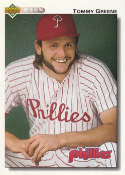 #567 Tommy Greene - Philadelphia Phillies - 1992 Upper Deck Baseball