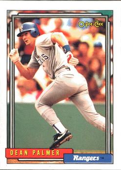 #567 Dean Palmer - Texas Rangers - 1992 O-Pee-Chee Baseball