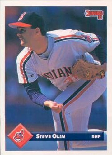 #567 Steve Olin - Cleveland Indians - 1993 Donruss Baseball