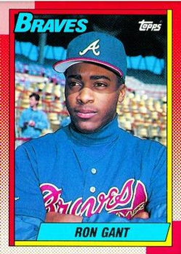 #567 Ron Gant - Atlanta Braves - 1990 Topps Baseball