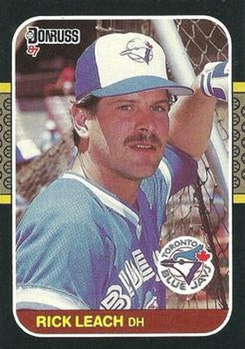 #567 Rick Leach - Toronto Blue Jays - 1987 Donruss Baseball