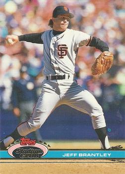 #567 Jeff Brantley - San Francisco Giants - 1991 Stadium Club Baseball
