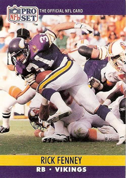 #567 Rick Fenney - Minnesota Vikings - 1990 Pro Set Football