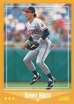 #567 Tommy Hinzo - Cleveland Indians - 1988 Score Baseball