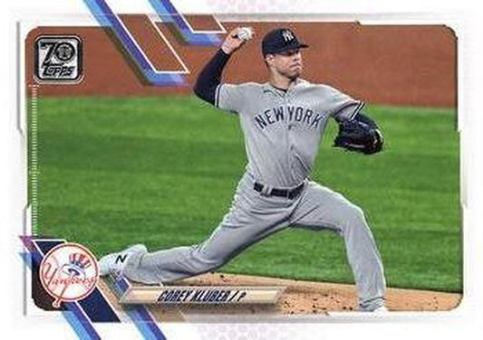 #567 Corey Kluber - New York Yankees - 2021 Topps Baseball
