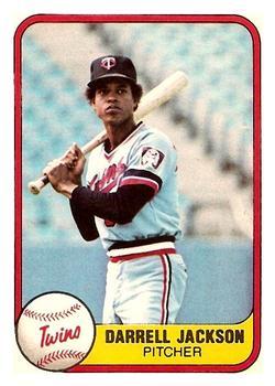 #567 Darrell Jackson - Minnesota Twins - 1981 Fleer Baseball