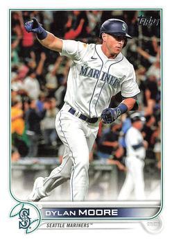 #567 Dylan Moore - Seattle Mariners - 2022 Topps Baseball