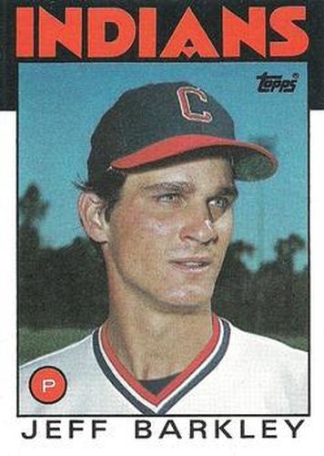 #567 Jeff Barkley - Cleveland Indians - 1986 Topps Baseball
