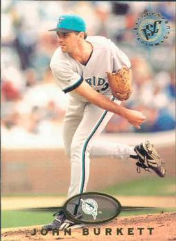 #567 John Burkett - Florida Marlins - 1995 Stadium Club Baseball