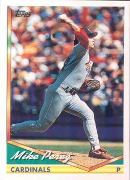 #567 Mike Perez - St. Louis Cardinals - 1994 Topps Baseball