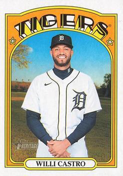 #567 Willi Castro - Detroit Tigers - 2021 Topps Heritage Baseball