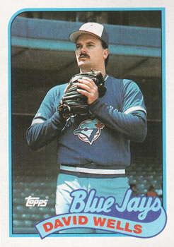 #567 David Wells - Toronto Blue Jays - 1989 Topps Baseball