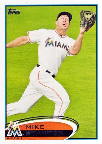 #567 Mike Stanton - Miami Marlins - 2012 Topps Baseball