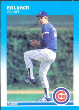 #567 Ed Lynch - Chicago Cubs - 1987 Fleer Baseball