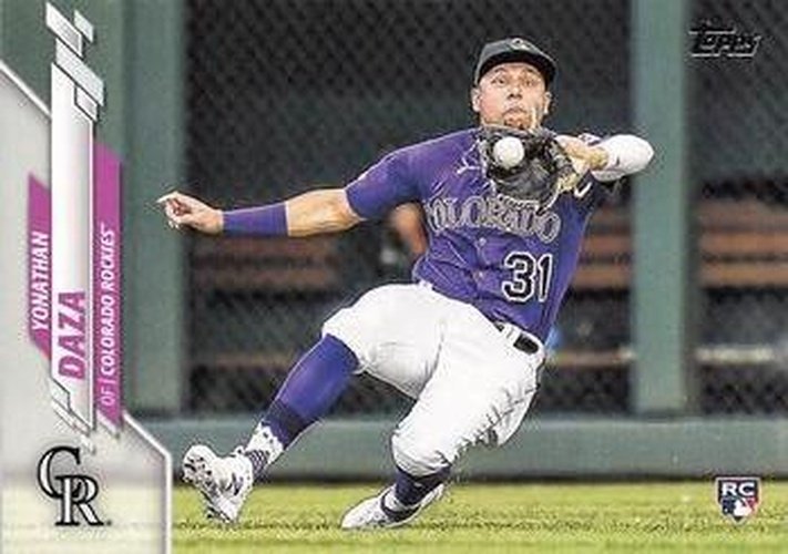 #567 Yonathan Daza - Colorado Rockies - 2020 Topps Baseball