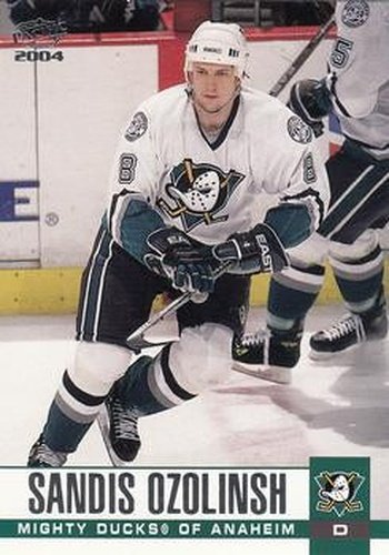 #8 Sandis Ozolinsh - Anaheim Mighty Ducks - 2003-04 Pacific Hockey