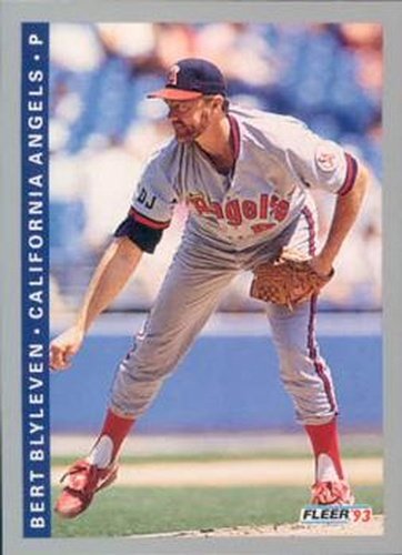 #568 Bert Blyleven - California Angels - 1993 Fleer Baseball