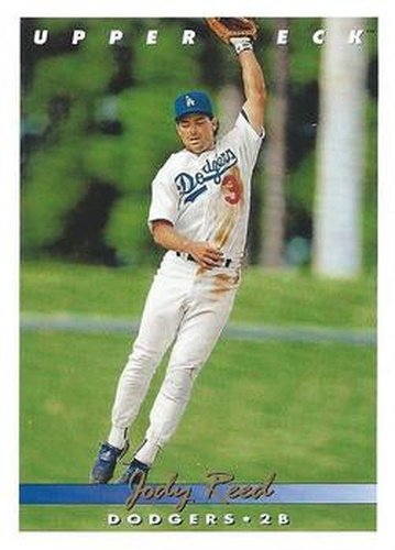 #568 Jody Reed - Los Angeles Dodgers - 1993 Upper Deck Baseball