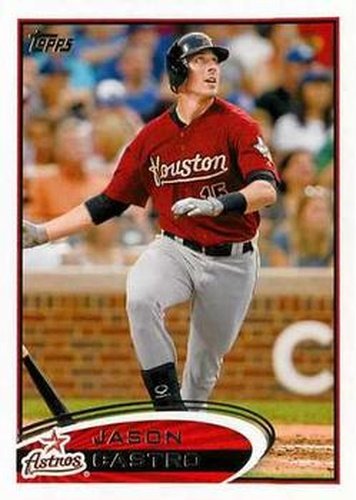 #568 Jason Castro - Houston Astros - 2012 Topps Baseball