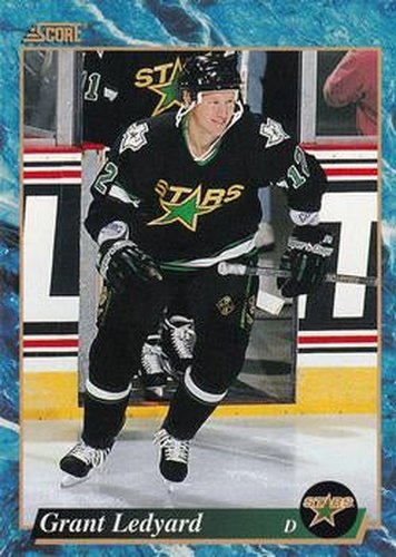#568 Grant Ledyard - Dallas Stars - 1993-94 Score Canadian Hockey