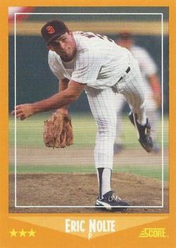 #568 Eric Nolte - San Diego Padres - 1988 Score Baseball