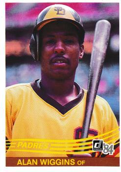 #568 Alan Wiggins - San Diego Padres - 1984 Donruss Baseball