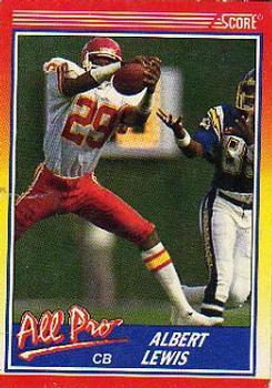 #568 Albert Lewis - Kansas City Chiefs - 1990 Score Football