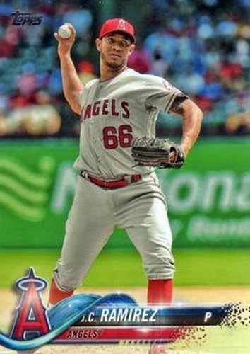 #568 J.C. Ramirez - Los Angeles Angels - 2018 Topps Baseball
