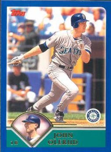 #568 John Olerud - Seattle Mariners - 2003 Topps Baseball