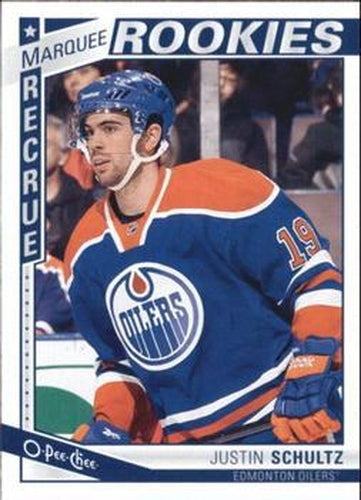 #568 Justin Schultz - Edmonton Oilers - 2013-14 O-Pee-Chee Hockey