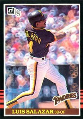 #568 Luis Salazar - San Diego Padres - 1985 Donruss Baseball