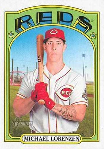 #568 Michael Lorenzen - Cincinnati Reds - 2021 Topps Heritage Baseball