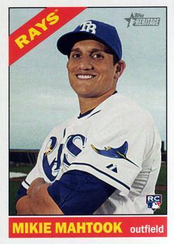 #568 Mikie Mahtook - Tampa Bay Rays - 2015 Topps Heritage Baseball
