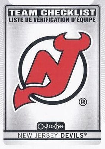 #568 New Jersey Devils - New Jersey Devils - 2021-22 O-Pee-Chee Hockey