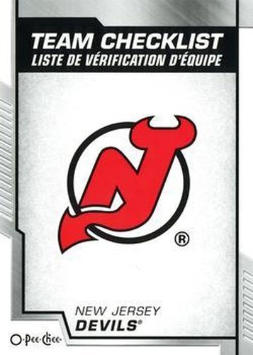 #568 New Jersey Devils - New Jersey Devils - 2020-21 O-Pee-Chee Hockey