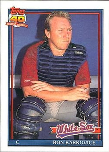 #568 Ron Karkovice - Chicago White Sox - 1991 O-Pee-Chee Baseball