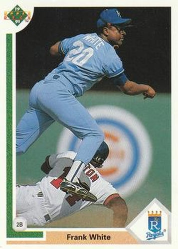 #568 Frank White - Kansas City Royals - 1991 Upper Deck Baseball