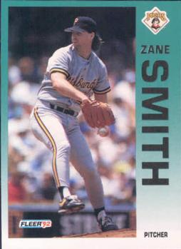 #568 Zane Smith - Pittsburgh Pirates - 1992 Fleer Baseball