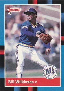 #568 Bill Wilkinson - Seattle Mariners - 1988 Donruss Baseball