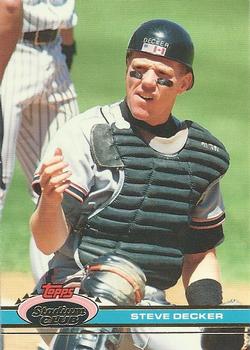#569 Steve Decker - San Francisco Giants - 1991 Stadium Club Baseball