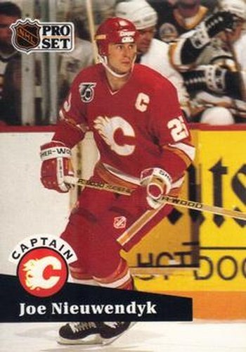 #569 Joe Nieuwendyk - 1991-92 Pro Set Hockey