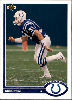 #569 Mike Prior - Indianapolis Colts - 1991 Upper Deck Football
