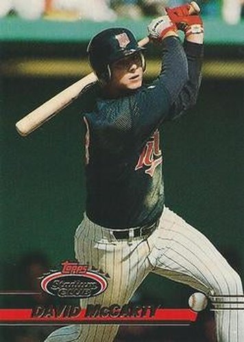 #569 David McCarty - Minnesota Twins - 1993 Stadium Club Baseball