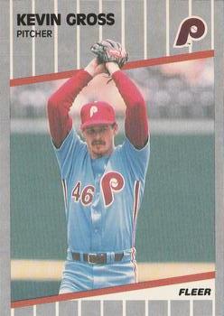 #569 Kevin Gross - Philadelphia Phillies - 1989 Fleer Baseball