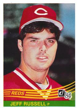 #569 Jeff Russell - Cincinnati Reds - 1984 Donruss Baseball