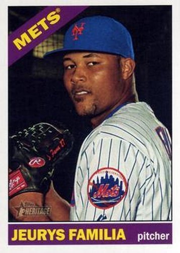 #569 Jeurys Familia - New York Mets - 2015 Topps Heritage Baseball