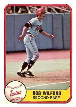 #569 Rob Wilfong - Minnesota Twins - 1981 Fleer Baseball