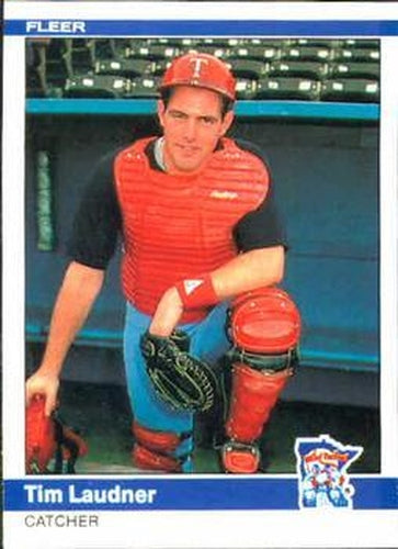 #569 Tim Laudner - Minnesota Twins - 1984 Fleer Baseball